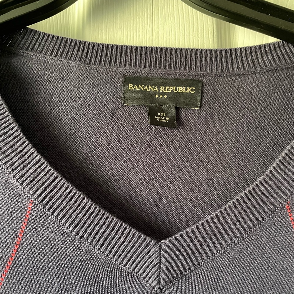 Banana Republic argyle sweater